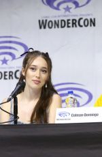 ALYCIA DEBNAM-CAREY at Fear the Walking Dead Panel at WonderCon in Anaheim 03/31/2019