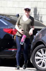 ALYSON HANNIGAN Heading to Gym in Los Angeles 04/23/2019