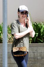 ALYSON HANNIGAN Heading to Gym in Los Angeles 04/23/2019