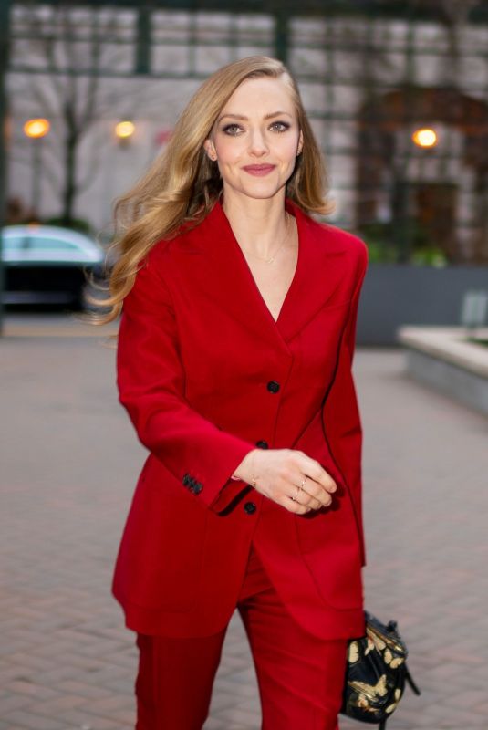 AMANDA SEYFRIED Arrives at Animal Society Best Friends Benefit in New York 04/02/2019