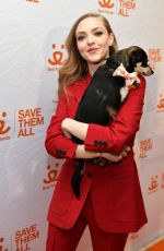 AMANDA SEYFRIED at Best Friends Animal Society Benefit To Save Them All in New York 04/02/2019
