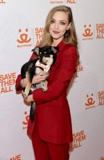 AMANDA SEYFRIED at Best Friends Animal Society Benefit To Save Them All in New York 04/02/2019