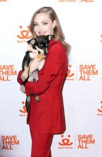AMANDA SEYFRIED at Best Friends Animal Society Benefit To Save Them All in New York 04/02/2019