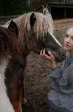 AMANDA SEYFRIED on the Set of a Photoshoot, 2019