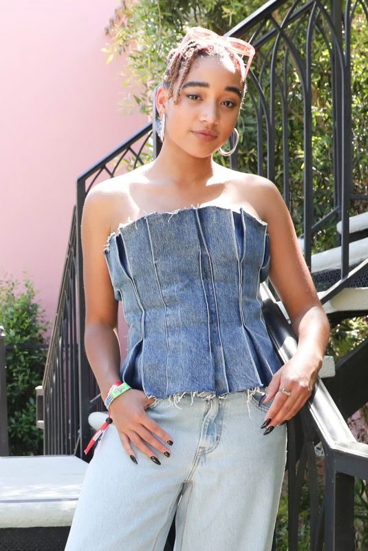 AMANDLA STENBERG at Levi’s Party in Desert in Indian Wells 04/13/2019