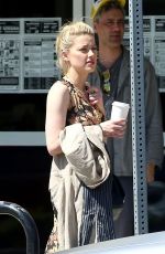 AMBER HEARD and Andy Muschietti Out and About in Los Angeles 03/31/2019