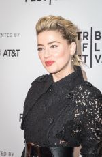 AMBER HEARD at Gully Screening at Tribeca Film Festival in New York 04/27/2019