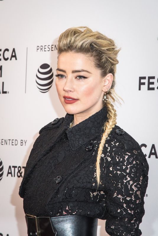 AMBER HEARD at Gully Screening at Tribeca Film Festival in New York 04/27/2019