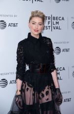 AMBER HEARD at Gully Screening at Tribeca Film Festival in New York 04/27/2019