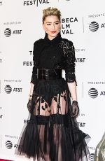 AMBER HEARD at Gully Screening at Tribeca Film Festival in New York 04/27/2019