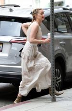 AMBER HEARD Heading to a Business Meeting in Los Angeles 04/07/2019