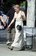 AMBER HEARD Heading to a Business Meeting in Los Angeles 04/07/2019