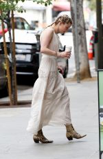 AMBER HEARD Heading to a Business Meeting in Los Angeles 04/07/2019