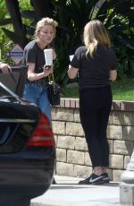 AMBER HEARD in Denim Out and About in Los Angeles 04/03/2019