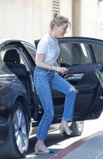 AMBER HEARD in Jeans at a Lawyer