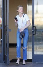 AMBER HEARD in Jeans at a Lawyer