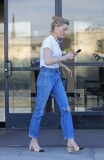 AMBER HEARD in Jeans at a Lawyer