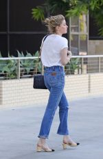 AMBER HEARD in Jeans at a Lawyer