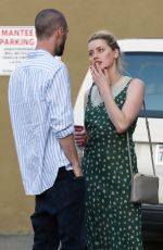 AMBER HEARD Leaves Mantee Cafe in Studio City 04/13/2019