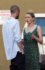 AMBER HEARD Leaves Mantee Cafe in Studio City 04/13/2019