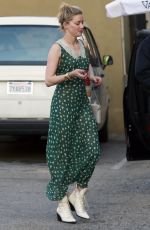 AMBER HEARD Leaves Mantee Cafe in Studio City 04/13/2019