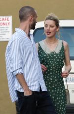AMBER HEARD Leaves Mantee Cafe in Studio City 04/13/2019