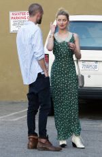 AMBER HEARD Leaves Mantee Cafe in Studio City 04/13/2019