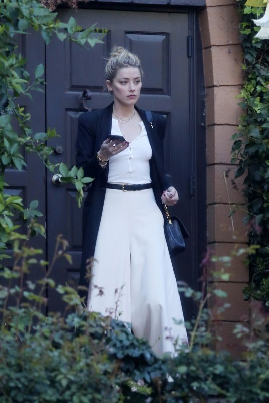 AMBER HEARD Out and About in Los Angeles 04/07/2019