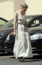 AMBER HEARD Out in Los Angeles 04/07/2019