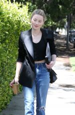 AMBER HEARD Out in Los Angeles 04/19/2019
