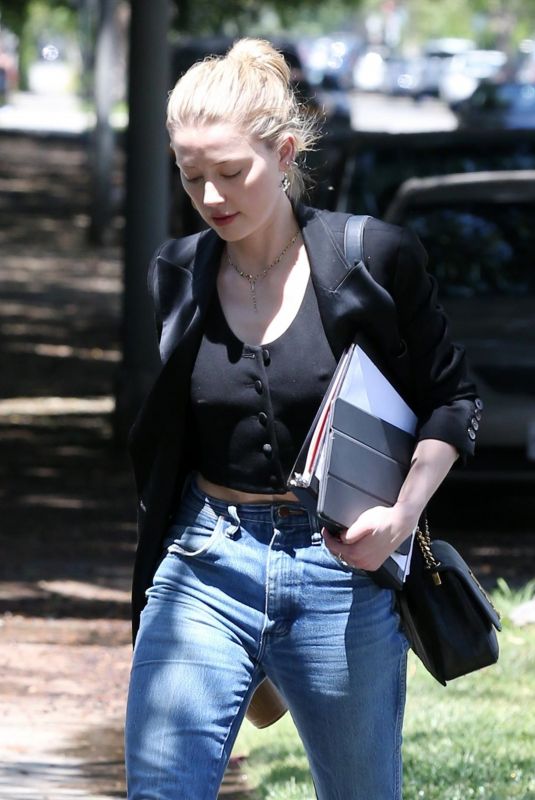 AMBER HEARD Out in Los Angeles 04/19/2019