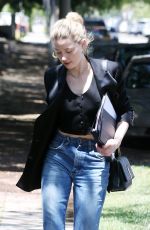 AMBER HEARD Out in Los Angeles 04/19/2019