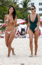 AMBRA GUTIERREZ in Bikini on the Beach in Miami 04/26/2019