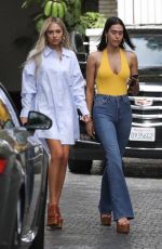 AMELIA and DELILAH HAMLIN at Chateau Marmont in Los Angeles 04/11/2019