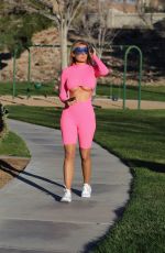 ANA BRAGA in Tights Out at a Park in Los Angeles 04/29/2019