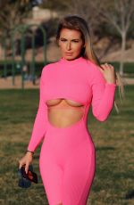 ANA BRAGA in Tights Out at a Park in Los Angeles 04/29/2019