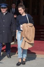 ANA DE ARMAS Leaves Ritz Hotel in Paris 04/11/2019