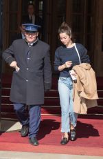 ANA DE ARMAS Leaves Ritz Hotel in Paris 04/11/2019