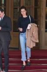 ANA DE ARMAS Leaves Ritz Hotel in Paris 04/11/2019