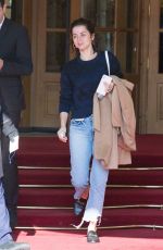 ANA DE ARMAS Leaves Ritz Hotel in Paris 04/11/2019