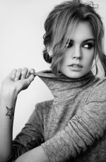 ANASTASIYA SCHLEGOVA on the Set of a Photoshoot, 2019