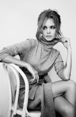 ANASTASIYA SCHLEGOVA on the Set of a Photoshoot, 2019