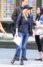 ANNA FARIS Leaves Her Hotel in New York 04/19/2019