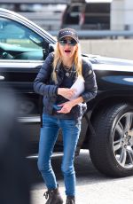 ANNA FARIS Out in New York 04/19/2019