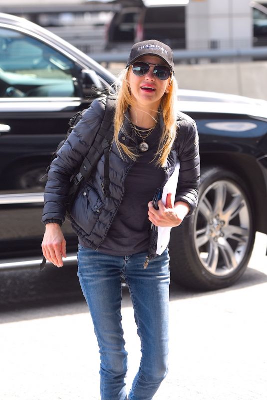 ANNA FARIS Out in New York 04/19/2019