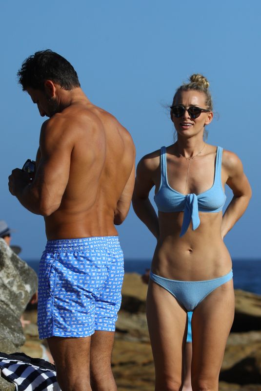 ANNA HEINRICH in Bikini at Bondi Beach in Sydney 04/07/2019