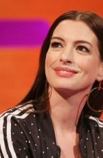ANNE HATHAWAY at Graham Norton Show 04/18/2019