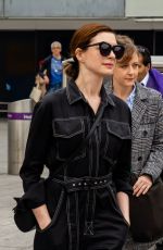 ANNE HATHAWAY at Heathrow Airport in London 04/08/2019