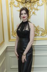 ANNE HATHAWAY at The Hustle Press Conference in New York 04/28/2019