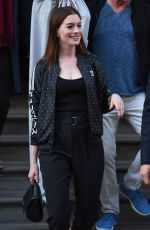 ANNE HATHAWAY Out and About in London 04/18/2019
